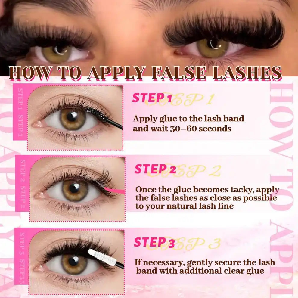 13-in-1 Salon-Quality DIY Cluster Lash Kit with Complete Tools