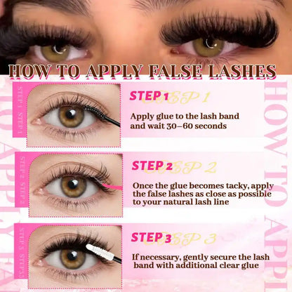 13-in-1 Salon-Quality DIY Cluster Lash Kit with Complete Tools