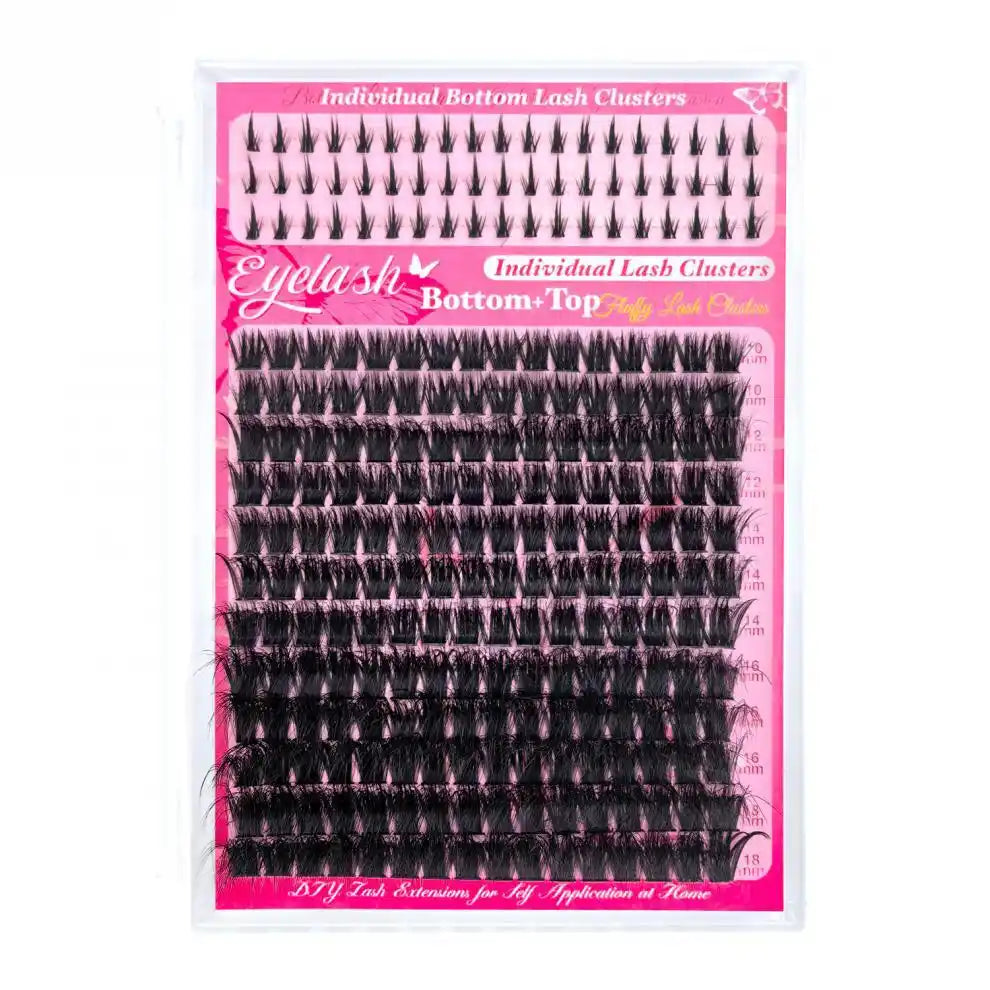 13-in-1 Salon-Quality DIY Cluster Lash Kit with Complete Tools