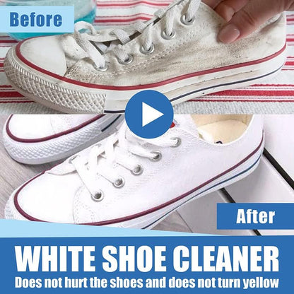 No-Rinse Shoe Cleaner Foam, Portable Sneaker Stain Remover for Daily Quick Cleaning