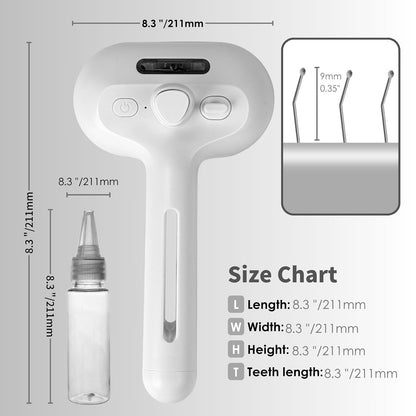 Spray Pet Brush, Self-Cleaning Grooming Comb for Cats & Dogs