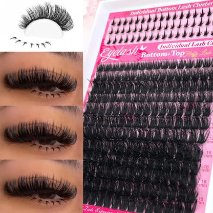 13-in-1 Salon-Quality DIY Cluster Lash Kit with Complete Tools