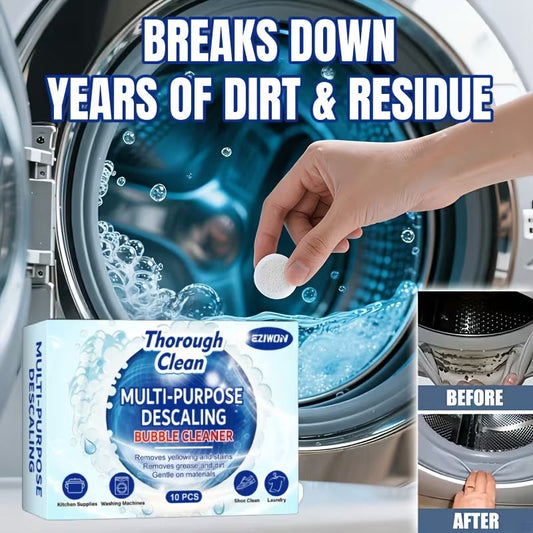 Buy One Get One Free Fast Acting Effervescent Drain Clog Remover Tablets, Instantly Unclog Drains, Independent Washing Machine Cleaning Tablets Are Also Available